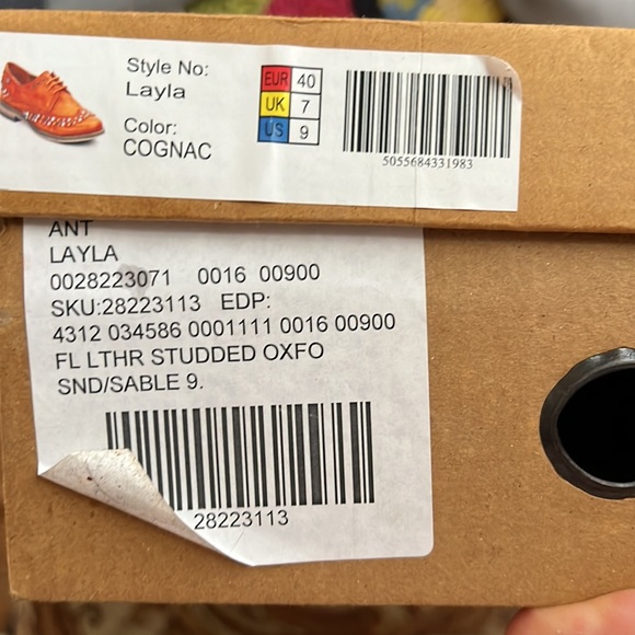 Riveted oxford lace ups by Feud. UK size 7 - Picture 6 of 6